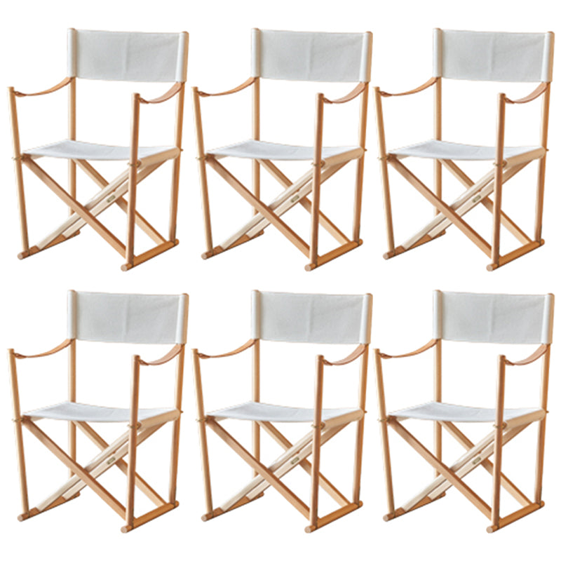 Open Back Solid Wood Arm Modern Dining and Accent Chairs for Home 6 Piece Set Clearhalo 'Dining Chairs' 'Dining Tables & Seating' 'dining_chair' 'furn' 'furn_dining_chair' 'Furniture' 'Kitchen & Dining Furniture' 7763462