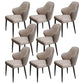 Contemporary Style Parsons Upholstered Dining Arm Chair for Home Grey 8 Piece Set Clearhalo 'Dining Chairs' 'Dining Tables & Seating' 'dining_chair' 'furn' 'furn_dining_chair' 'Furniture' 'Kitchen & Dining Furniture' 7763502