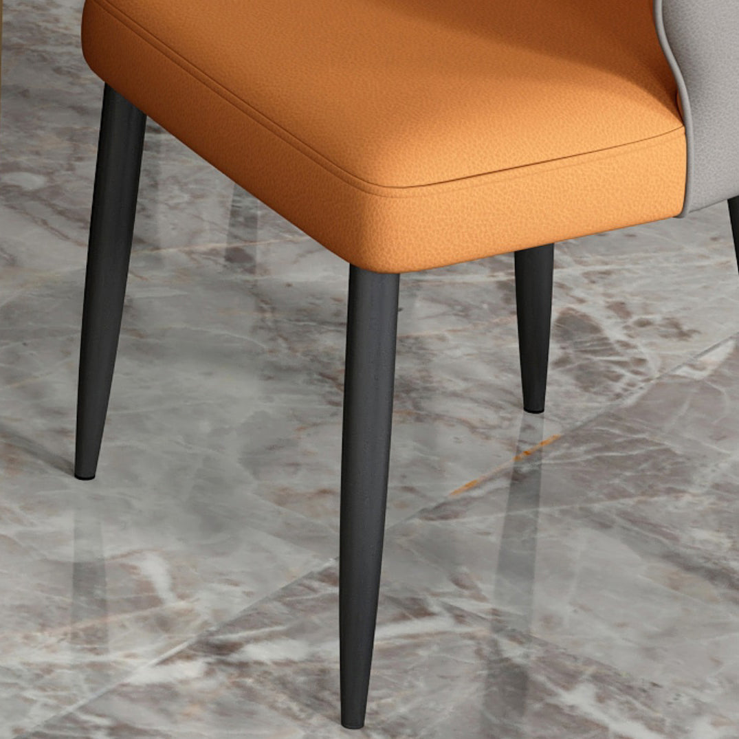 Contemporary Style Parsons Upholstered Dining Arm Chair for Home Clearhalo 'Dining Chairs' 'Dining Tables & Seating' 'dining_chair' 'furn' 'furn_dining_chair' 'Furniture' 'Kitchen & Dining Furniture' 7763503