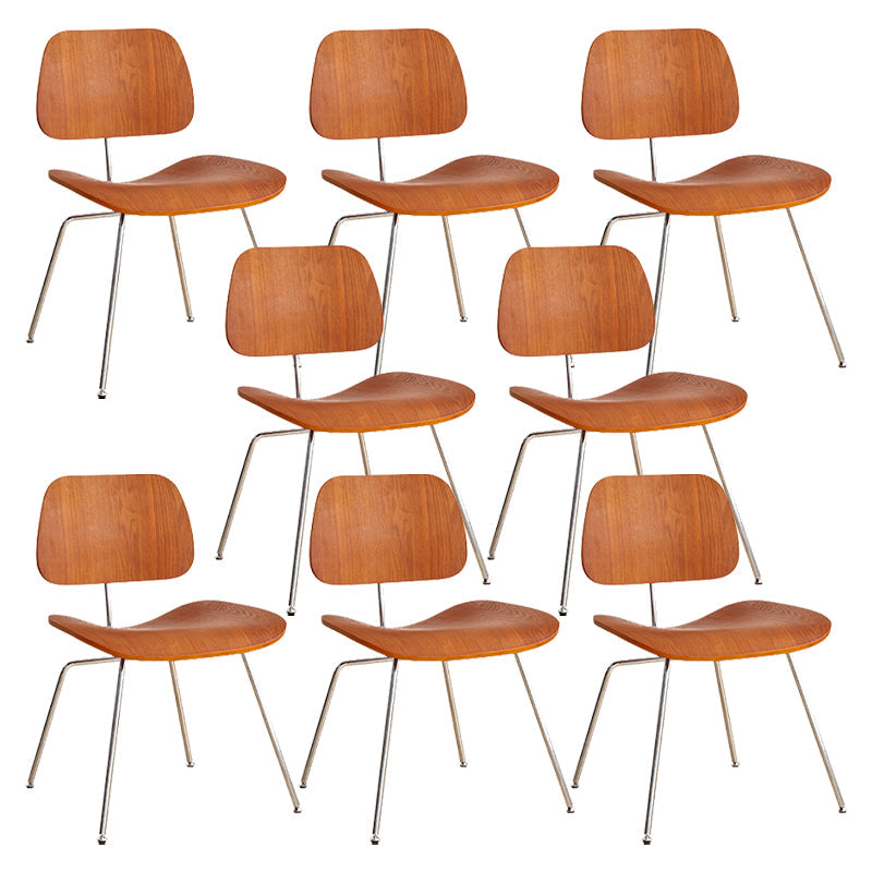 Sedia da sala da pranzo in legno in legno in legno contemporaneo per casa