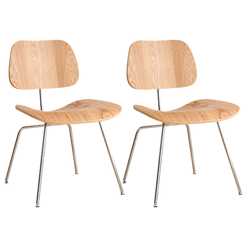 Sedia da sala da pranzo in legno in legno in legno contemporaneo per casa