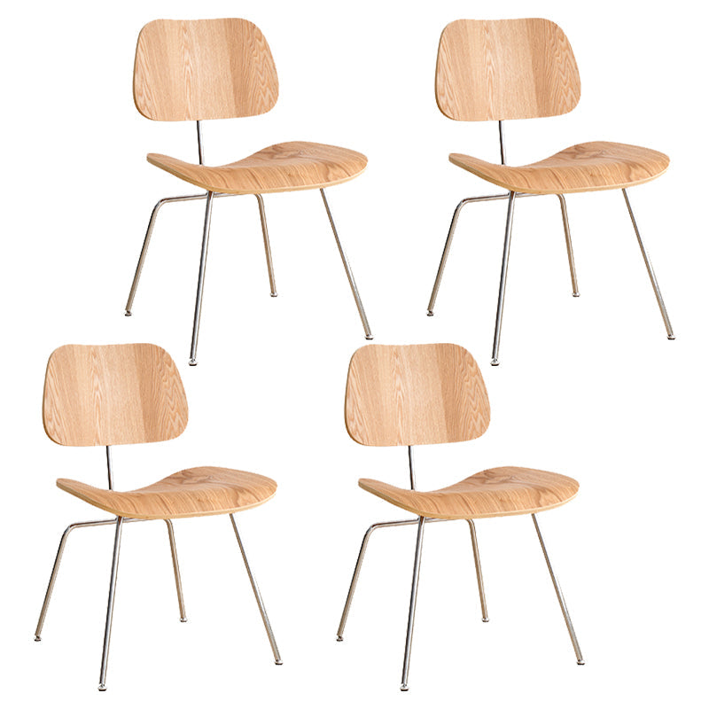 Sedia da sala da pranzo in legno in legno in legno contemporaneo per casa