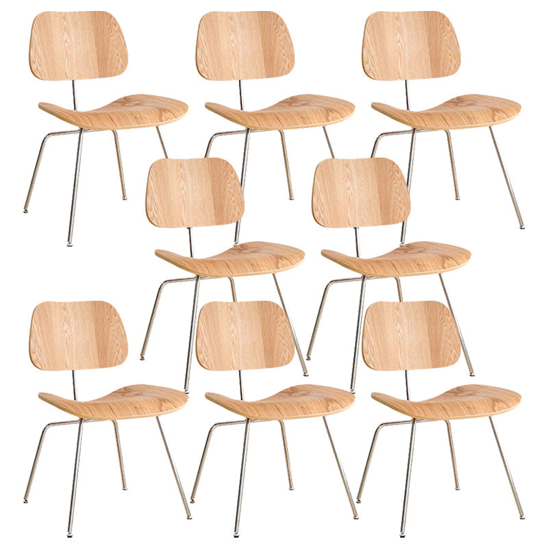 Sedia da sala da pranzo in legno in legno in legno contemporaneo per casa