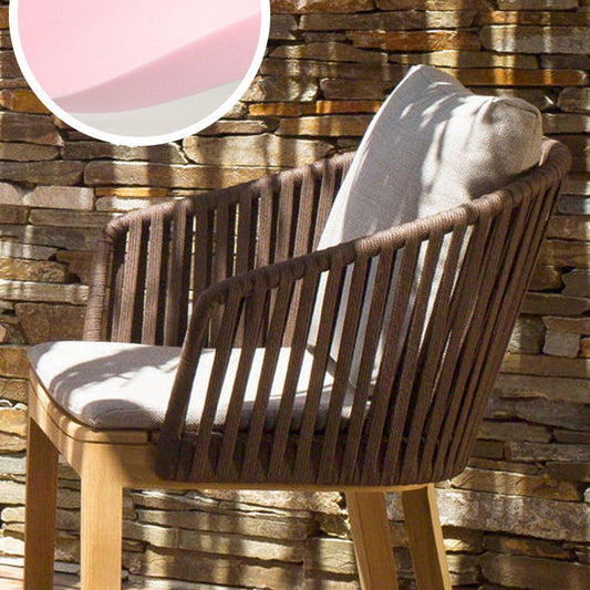 Sgabello da bar imbottito secchio contemporaneo con base in legno massiccio