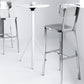 Contemporary 43" Height Metal Backrest Counter Stool in Silver Clearhalo 'Bar Furniture' 'Bar Stools' 'bar_stools' 'furn' 'furn_bar_stools' 'Furniture' 'Kitchen & Dining Furniture' 7763656