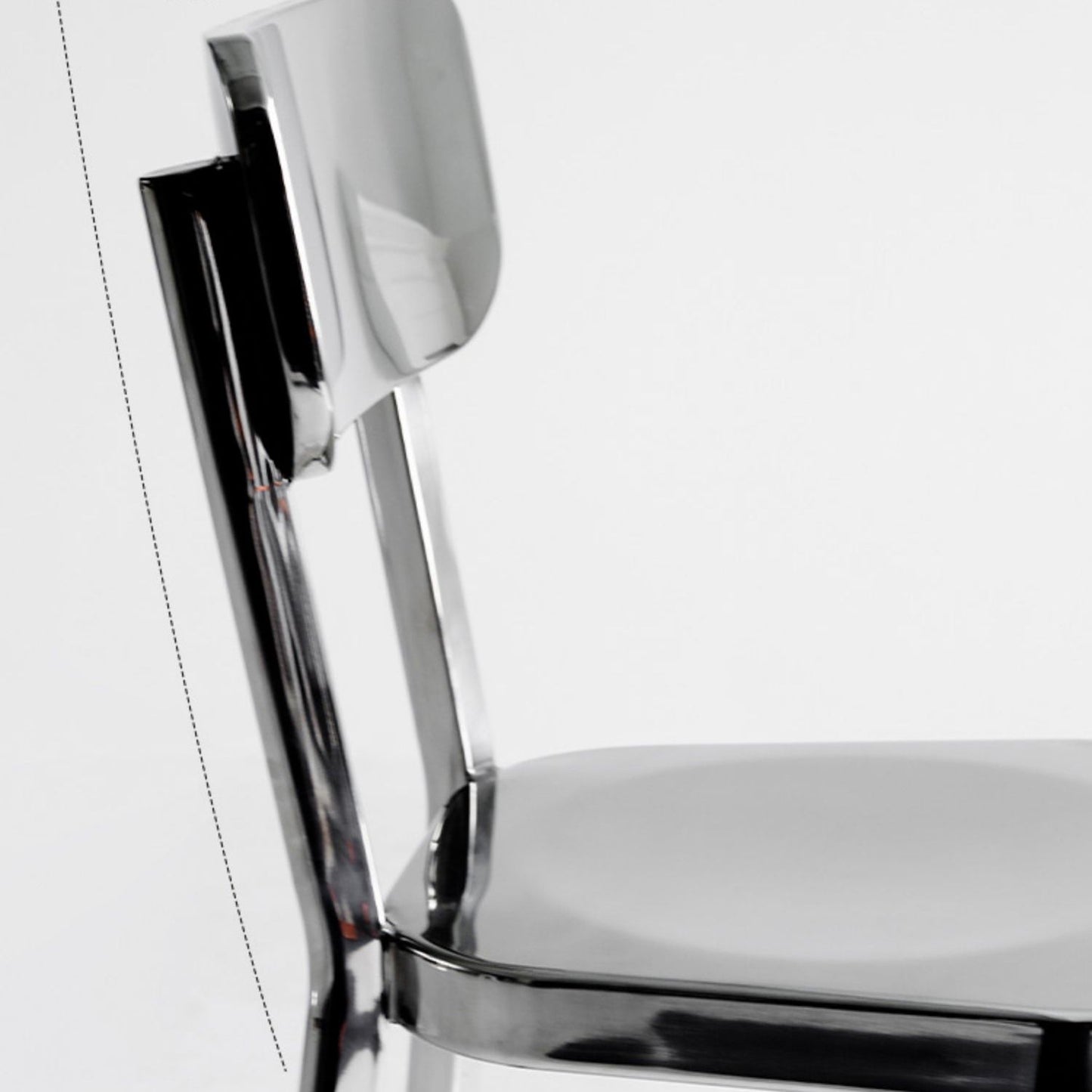 Contemporary 43" Height Metal Backrest Counter Stool in Silver Clearhalo 'Bar Furniture' 'Bar Stools' 'bar_stools' 'furn' 'furn_bar_stools' 'Furniture' 'Kitchen & Dining Furniture' 7763661