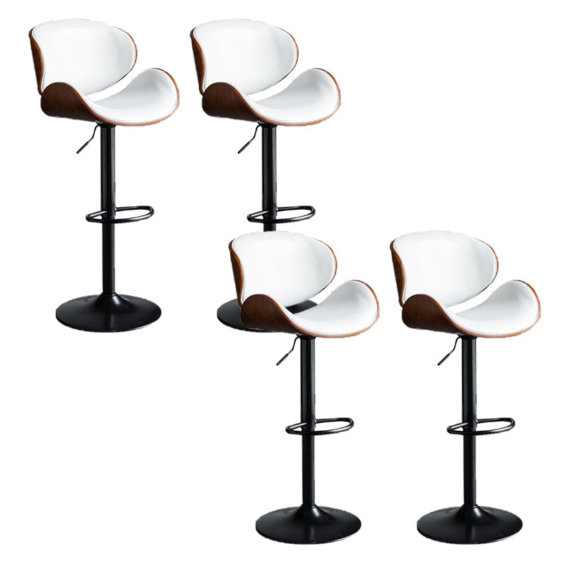 Eigentijdse verstelbare hoogte draaikrukje bark ontlasting met voetsteun