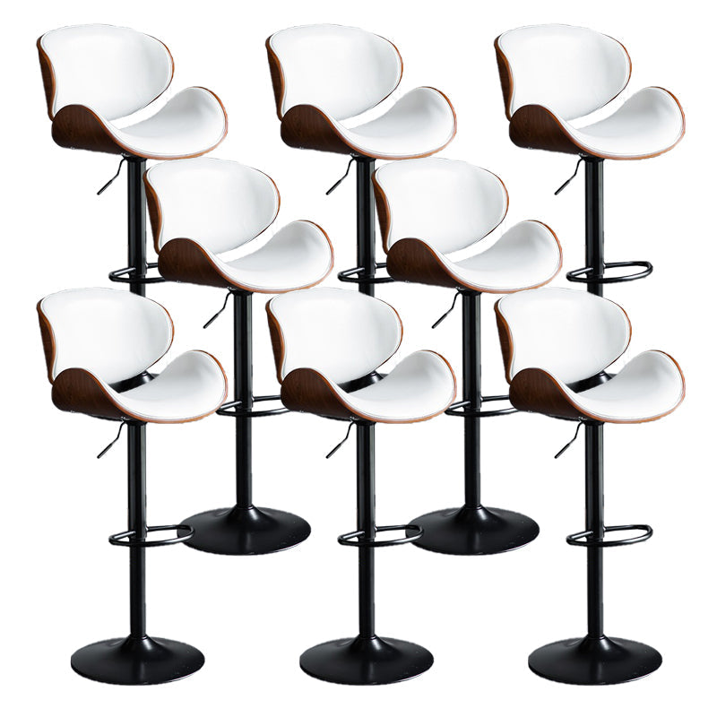 Eigentijdse verstelbare hoogte draaikrukje bark ontlasting met voetsteun