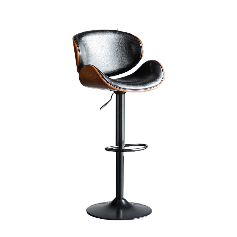 Eigentijdse verstelbare hoogte draaikrukje bark ontlasting met voetsteun