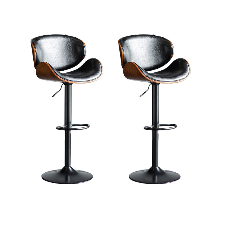 Eigentijdse verstelbare hoogte draaikrukje bark ontlasting met voetsteun