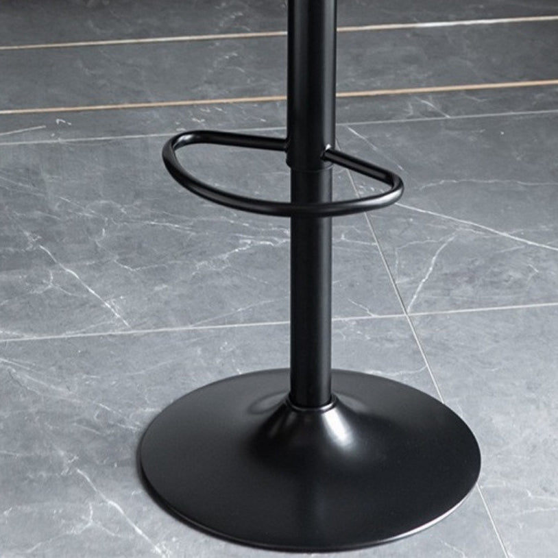 Eigentijdse verstelbare hoogte draaikrukje bark ontlasting met voetsteun