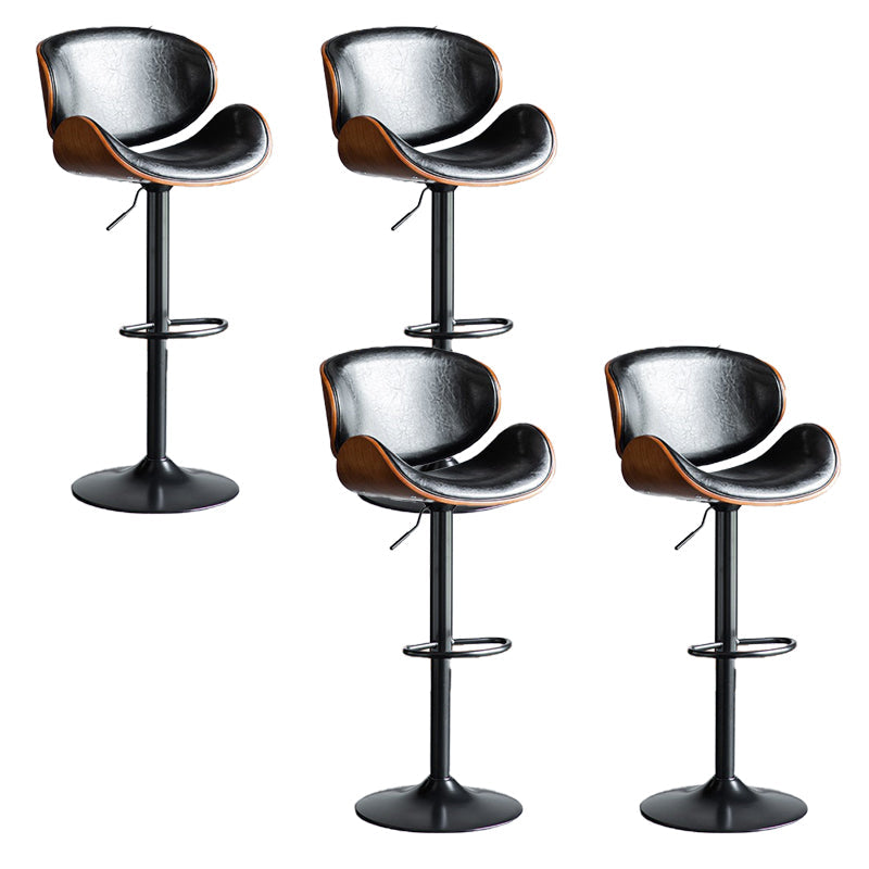 Eigentijdse verstelbare hoogte draaikrukje bark ontlasting met voetsteun