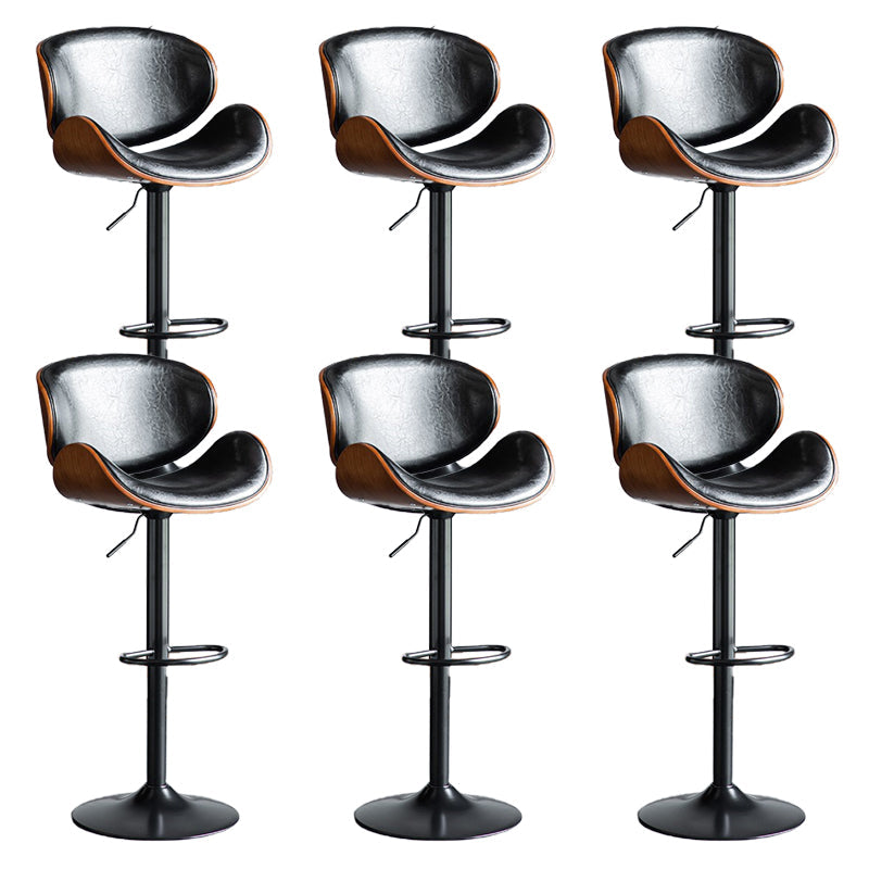 Eigentijdse verstelbare hoogte draaikrukje bark ontlasting met voetsteun