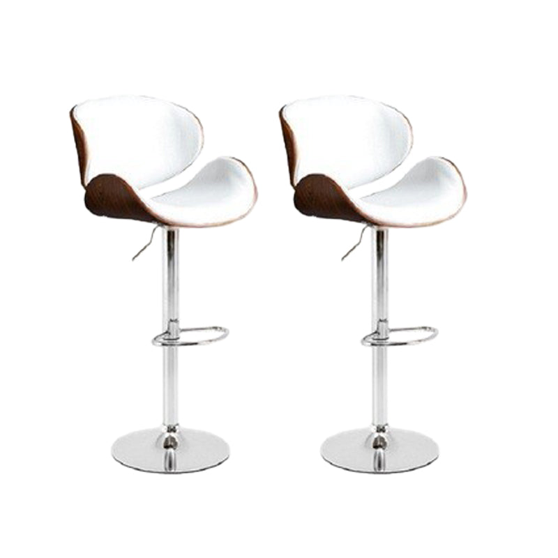 Eigentijdse verstelbare hoogte draaikrukje bark ontlasting met voetsteun