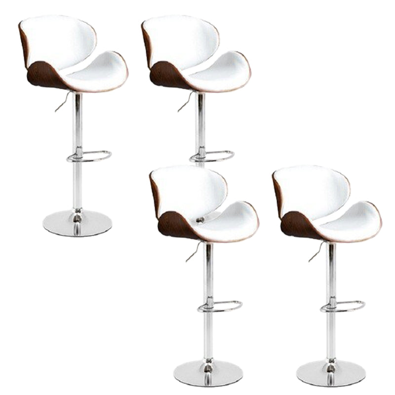 Eigentijdse verstelbare hoogte draaikrukje bark ontlasting met voetsteun