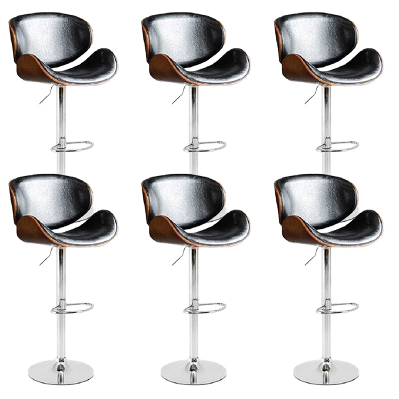 Eigentijdse verstelbare hoogte draaikrukje bark ontlasting met voetsteun