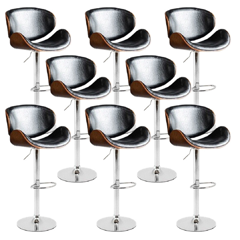 Eigentijdse verstelbare hoogte draaikrukje bark ontlasting met voetsteun