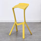 Contemporary Style Backless Plastic Stackable Bar Stool for Home Yellow 1 Piece Clearhalo 'Bar Furniture' 'Bar Stools' 'bar_stools' 'furn' 'furn_bar_stools' 'Furniture' 'Kitchen & Dining Furniture' 7763790