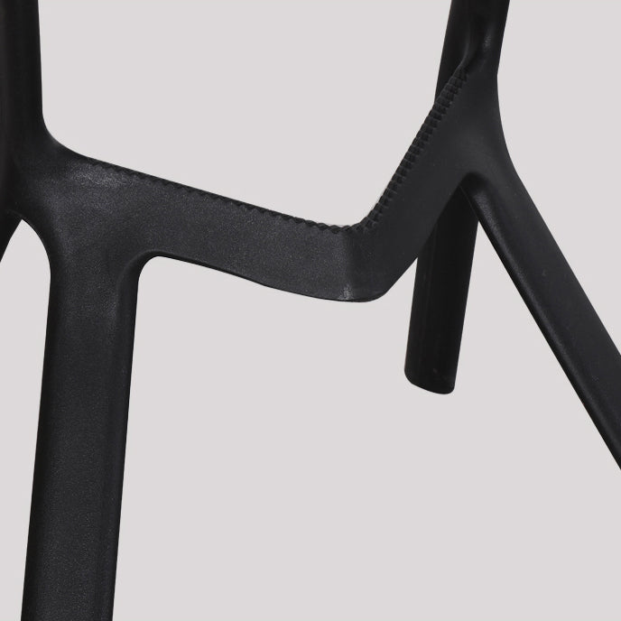 Contemporary Style Backless Plastic Stackable Bar Stool for Home Clearhalo 'Bar Furniture' 'Bar Stools' 'bar_stools' 'furn' 'furn_bar_stools' 'Furniture' 'Kitchen & Dining Furniture' 7763803