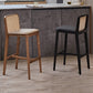 Contemporary Style Low Back Solid Wood Armless Bar Stool for Home Clearhalo 'Bar Furniture' 'Bar Stools' 'bar_stools' 'furn' 'furn_bar_stools' 'Furniture' 'Kitchen & Dining Furniture' 7763823