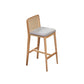 Contemporary Style Low Back Solid Wood Armless Bar Stool for Home Wood 1 Piece Clearhalo 'Bar Furniture' 'Bar Stools' 'bar_stools' 'furn' 'furn_bar_stools' 'Furniture' 'Kitchen & Dining Furniture' 7763829