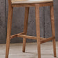 Contemporary Style Low Back Solid Wood Armless Bar Stool for Home Clearhalo 'Bar Furniture' 'Bar Stools' 'bar_stools' 'furn' 'furn_bar_stools' 'Furniture' 'Kitchen & Dining Furniture' 7763836