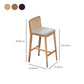 Contemporary Style Low Back Solid Wood Armless Bar Stool for Home Clearhalo 'Bar Furniture' 'Bar Stools' 'bar_stools' 'furn' 'furn_bar_stools' 'Furniture' 'Kitchen & Dining Furniture' 7763844