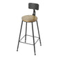 5 Pieces Modern Rectangle Solid Wood Pub Table with High Stools