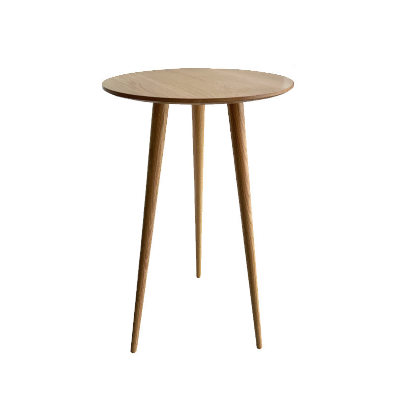 Contemporary Style Solid Wood Round Bar Dining Table for Home Clearhalo 'Bar Furniture' 'Bar Tables' 'bar_tables' 'furn' 'furn_bar_tables' 'Furniture' 'Kitchen & Dining Furniture' 7763974
