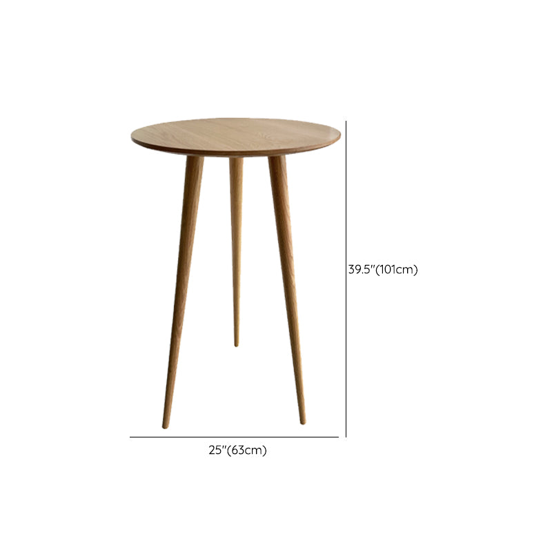 Contemporary Style Solid Wood Round Bar Dining Table for Home Clearhalo 'Bar Furniture' 'Bar Tables' 'bar_tables' 'furn' 'furn_bar_tables' 'Furniture' 'Kitchen & Dining Furniture' 7763979