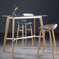 Modern Style Wooden Top Rectangle 4 Legs Bar Dining Table for Home Clearhalo 'Bar Furniture' 'Bar Tables' 'bar_tables' 'furn' 'furn_bar_tables' 'Furniture' 'Kitchen & Dining Furniture' 7763985