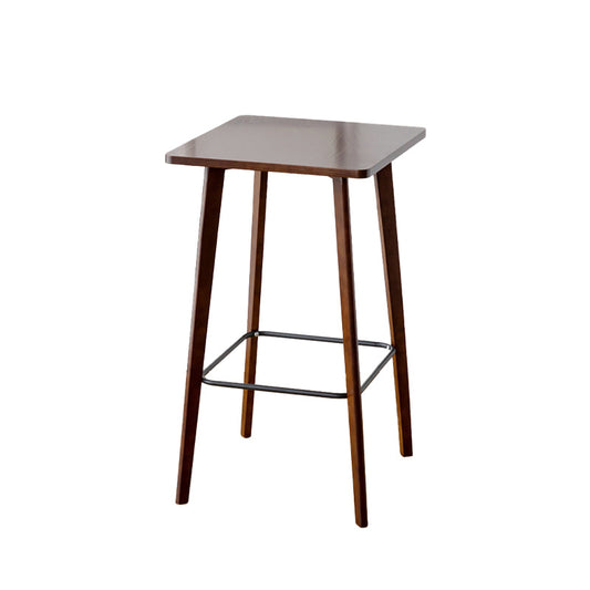 Moderne stijl vierkante massief houten voetsteun bovenste bar eettafel voor thuis