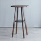 Eigentijdse ronde massief houten bar-eettafel voor thuisgebruik