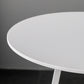 Mesa de comedor con barra superior de madera redonda de estilo contemporáneo para uso doméstico