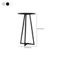 Contemporary Wood Top Round Bar Dining Table with Metal Base Clearhalo 'Bar Furniture' 'Bar Tables' 'bar_tables' 'furn' 'furn_bar_tables' 'Furniture' 'Kitchen & Dining Furniture' 7764048