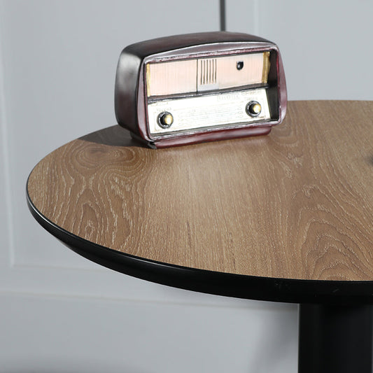 Eigentijdse ronde houten top bar eettafel voor coffeeshop