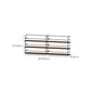 Modern Style Wood and Iron Wall Mounted Wine Rack with Light in Black