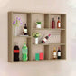 Manufactured Wood Modern Style Wine Bottle Holder Wall Mounted with Storage Shelves Clearhalo 'furn' 'furn_wine_racks' 'Furniture' 'Kitchen & Dining Furniture' 'Wine Racks' 'wine_racks' 7764352