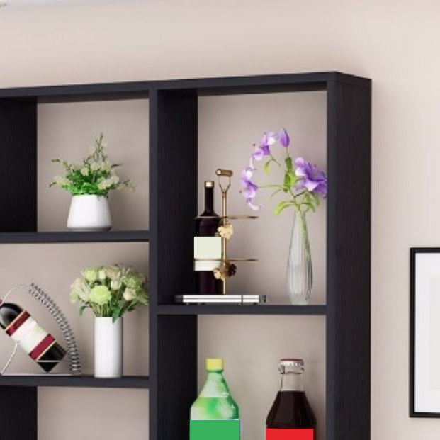 Manufactured Wood Modern Style Wine Bottle Holder Wall Mounted with Storage Shelves Clearhalo 'furn' 'furn_wine_racks' 'Furniture' 'Kitchen & Dining Furniture' 'Wine Racks' 'wine_racks' 7764355