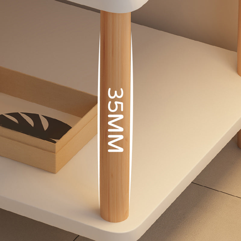 Skandinavische 2 Regale Akzenttisch Nachttisch 21 "groß mit Beinen