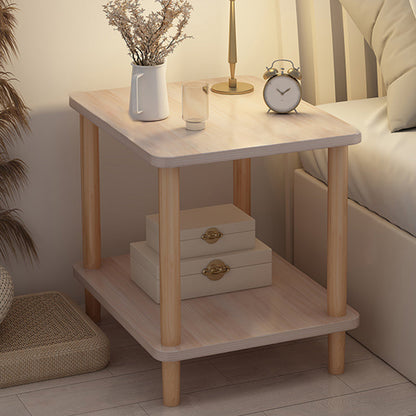 Scaffali scandinavi 2 menomini da tavola di accento 21 "di altezza con le gambe