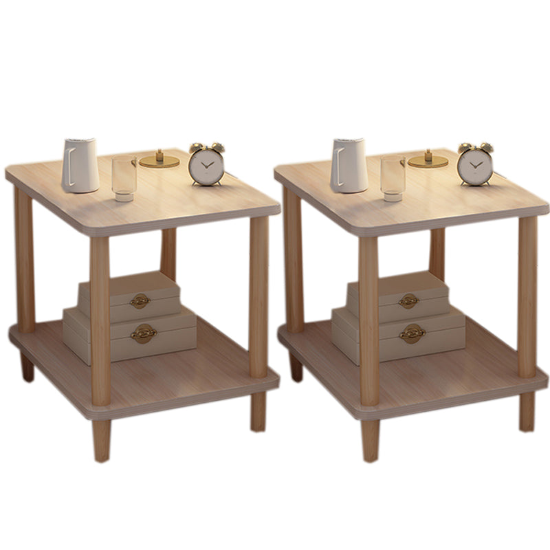 Scaffali scandinavi 2 menomini da tavola di accento 21 "di altezza con le gambe