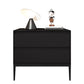 Wooden Night Table Contemporary Bedside Cabinet with 2 Drawers