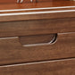 Modern Accent Table Nightstand Walnut Nightstand with Drawers