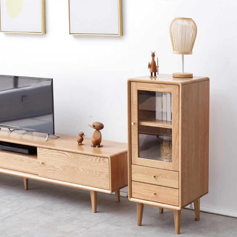 Comportadora de almacenamiento de madera de pecho vertical contemporánea para el cofre para el hogar