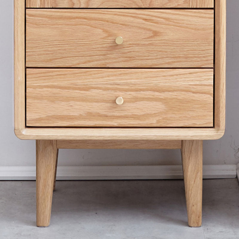 Comportadora de almacenamiento de madera de pecho vertical contemporánea para el cofre para el hogar