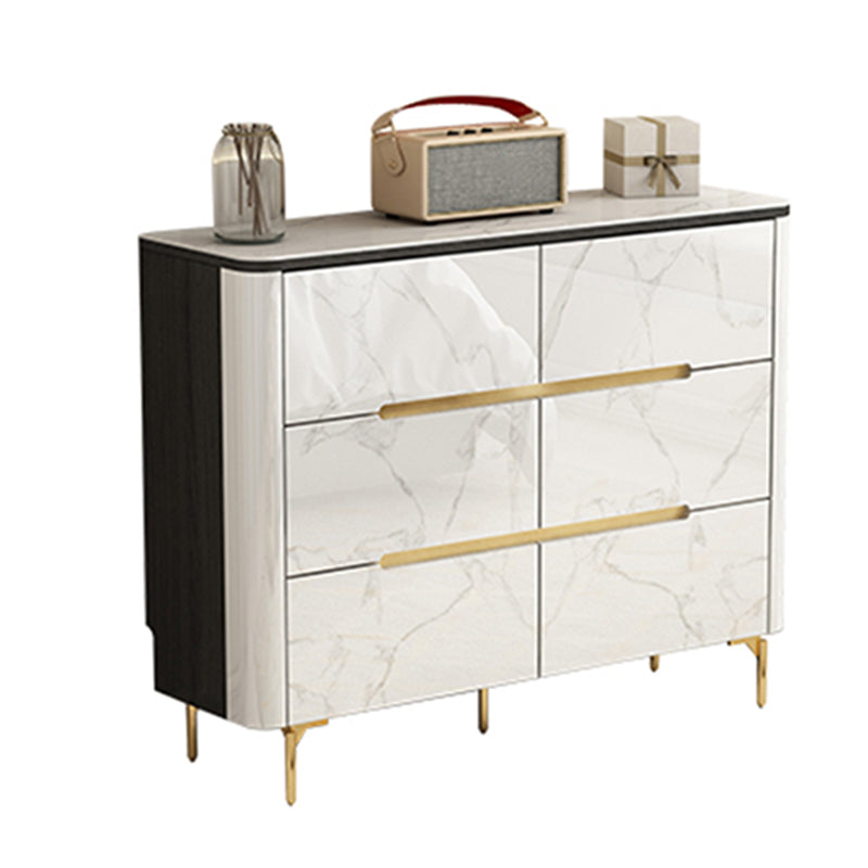 Cofres de almacenamiento de almacenamiento de piedra Cofre de almacenamiento horizontal con 6 cajones