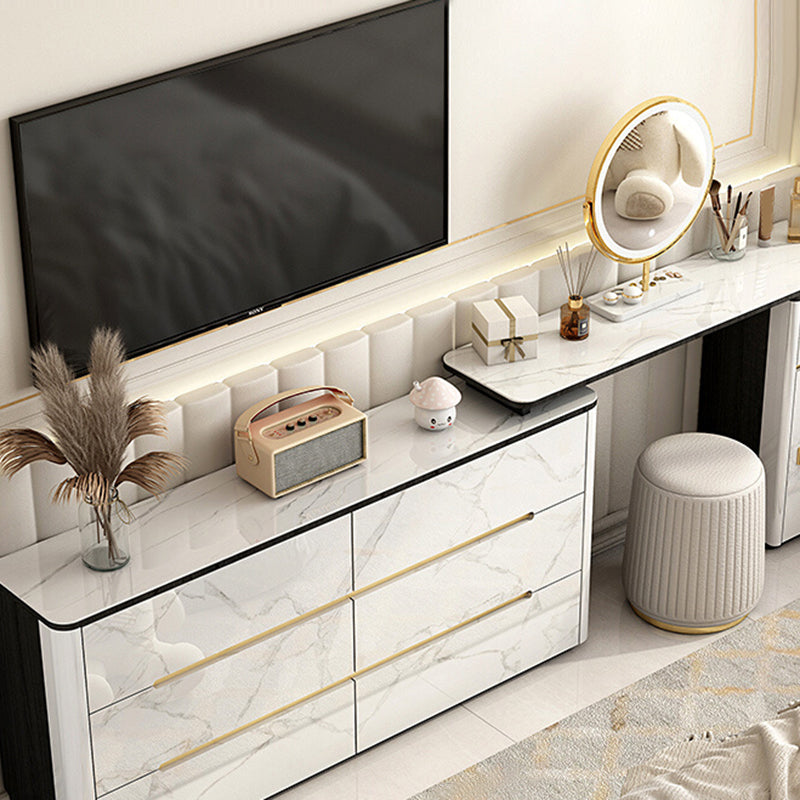 Cofres de almacenamiento de almacenamiento de piedra Cofre de almacenamiento horizontal con 6 cajones