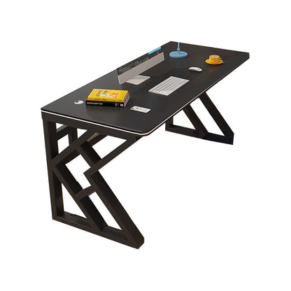 Bureau de bureau industriel du bureau rectangulaire avec des jambes en métal