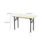 Contemporary Rectangular Home Writing Desk Folding Parsons Base Office Desk